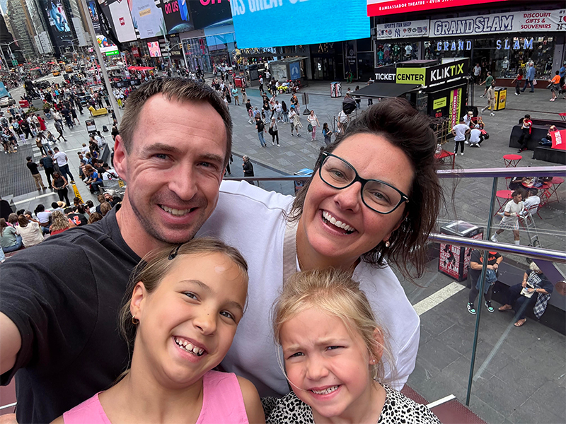 Dr. Peter Ruoho with his family
